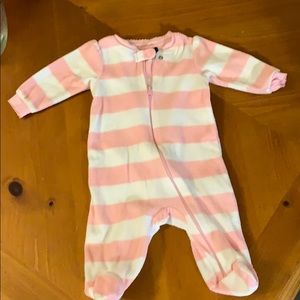 Infant girls fleece one piece